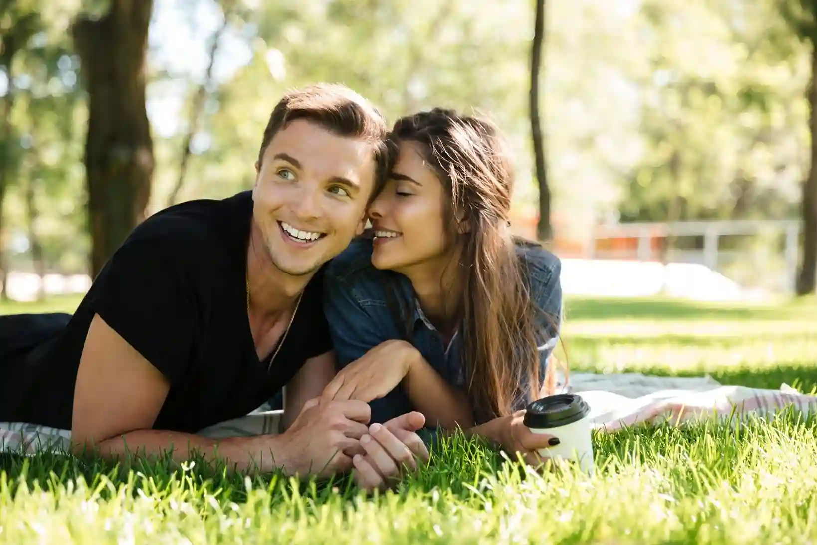 portrait sensual sweet couple embracing